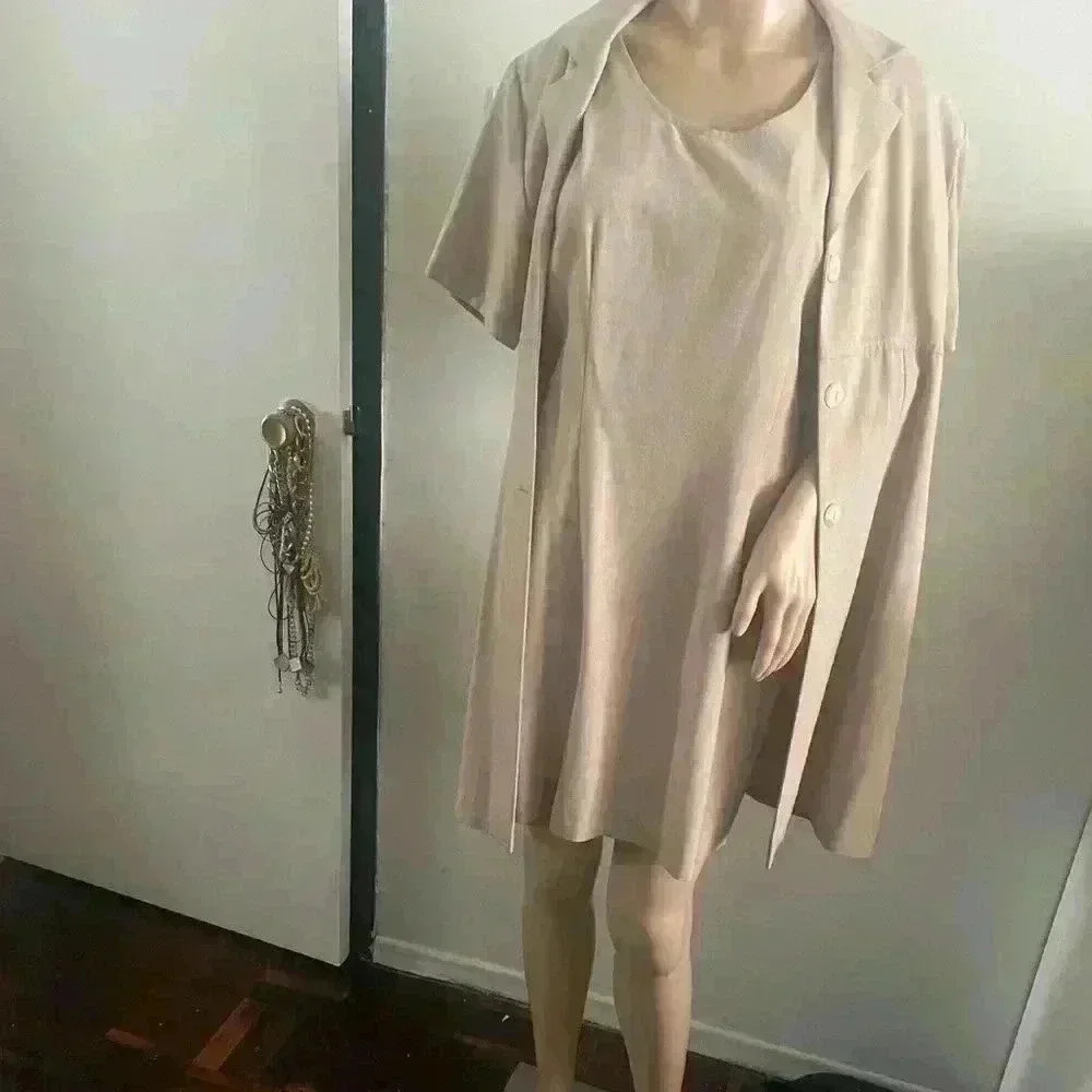 Jessica two piece office party cocktail dress and blazer dress suit  size 7